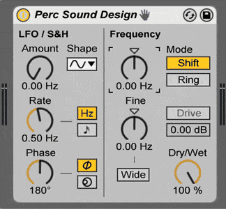 Frequancy Shifter - Perc Sound Design