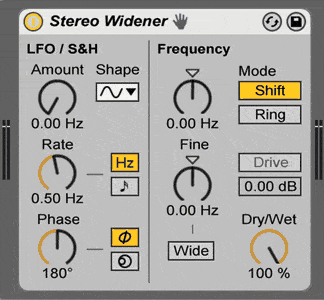Frequancy Shifter - Stereo Widener