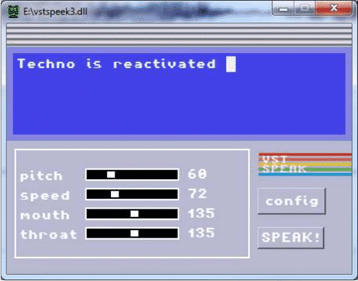 old speech synthesizer online